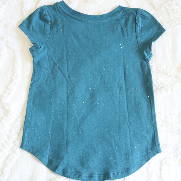 Set of 4 Spring/Summer Sparkle Waffle T-shirts, Floral Leggings & Jean Skirt NWT - Picture 12 of 16